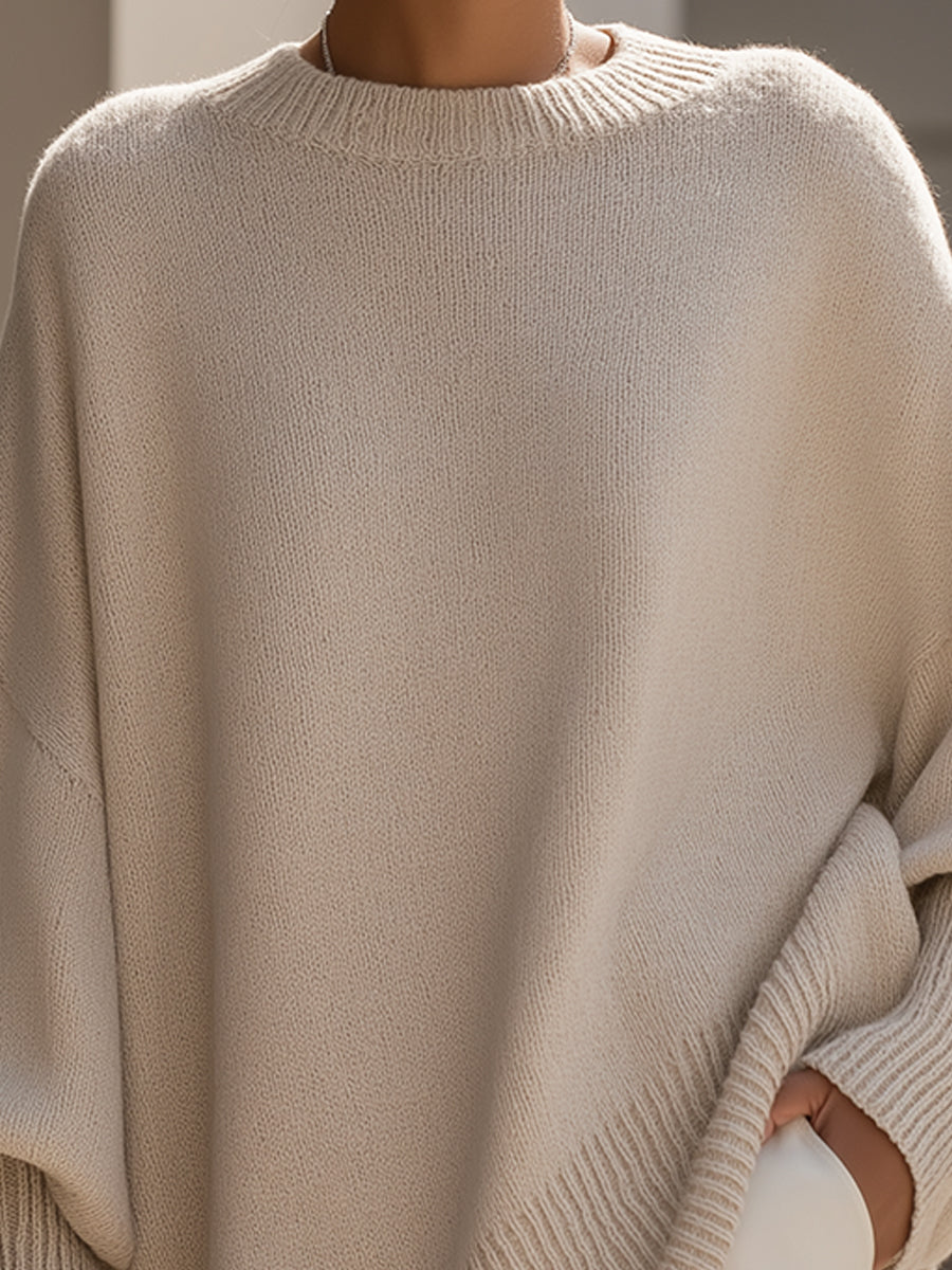 Mandy – Moeiteloze Elegantie Oversized Trui