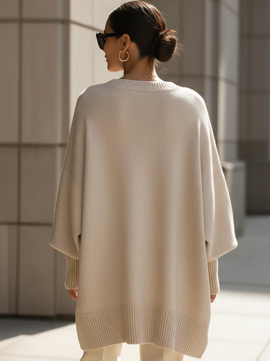 Mandy – Moeiteloze Elegantie Oversized Trui