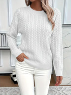 Elise | Comfortabele Kabeltrui met Tijdloze Stijl
