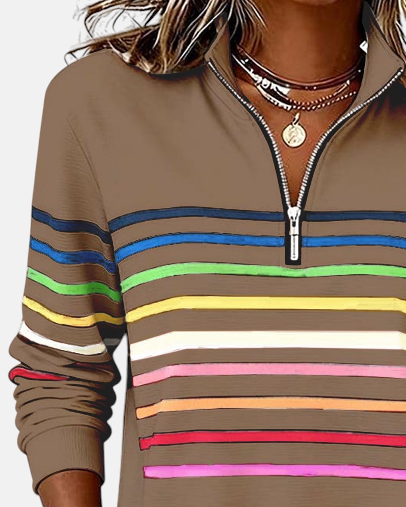 Wren | Sudadera clásica de algodón con cremallera para la comodidad de cada día