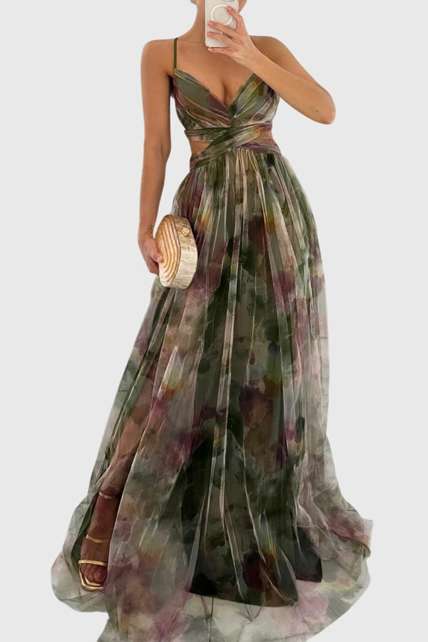 Giselle™ | Vestido maxi floral para mujer