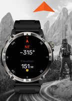 🔥 Reloj inteligente SteelGrid | Pantalla AMOLED siempre activa, GPS satelital, Monitor de estrés