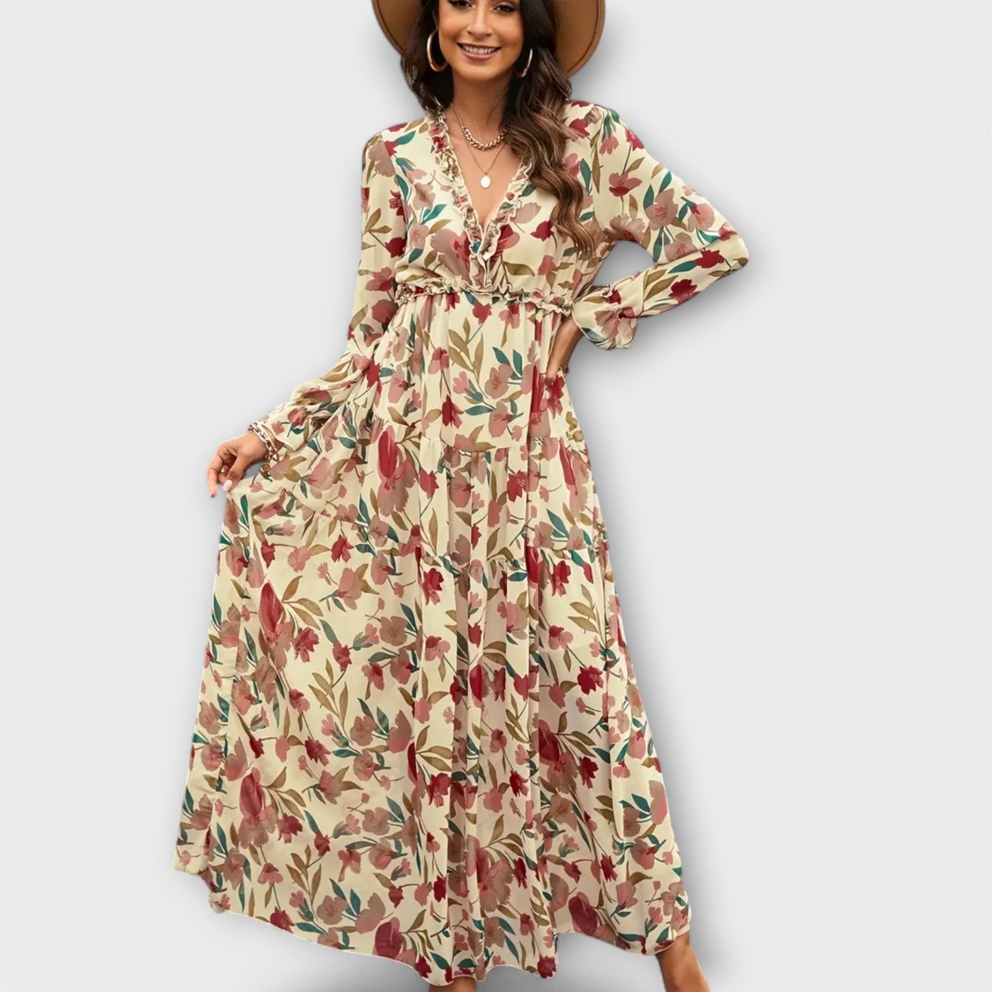 Ynah | Vestido largo elegante para mujer