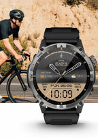🔥 Reloj inteligente SteelGrid | Pantalla AMOLED siempre activa, GPS satelital, Monitor de estrés