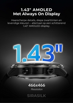 🔥 Reloj inteligente SteelGrid | Pantalla AMOLED siempre activa, GPS satelital, Monitor de estrés