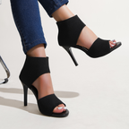 Savannah – Sandalias de tacón con tejido elástico