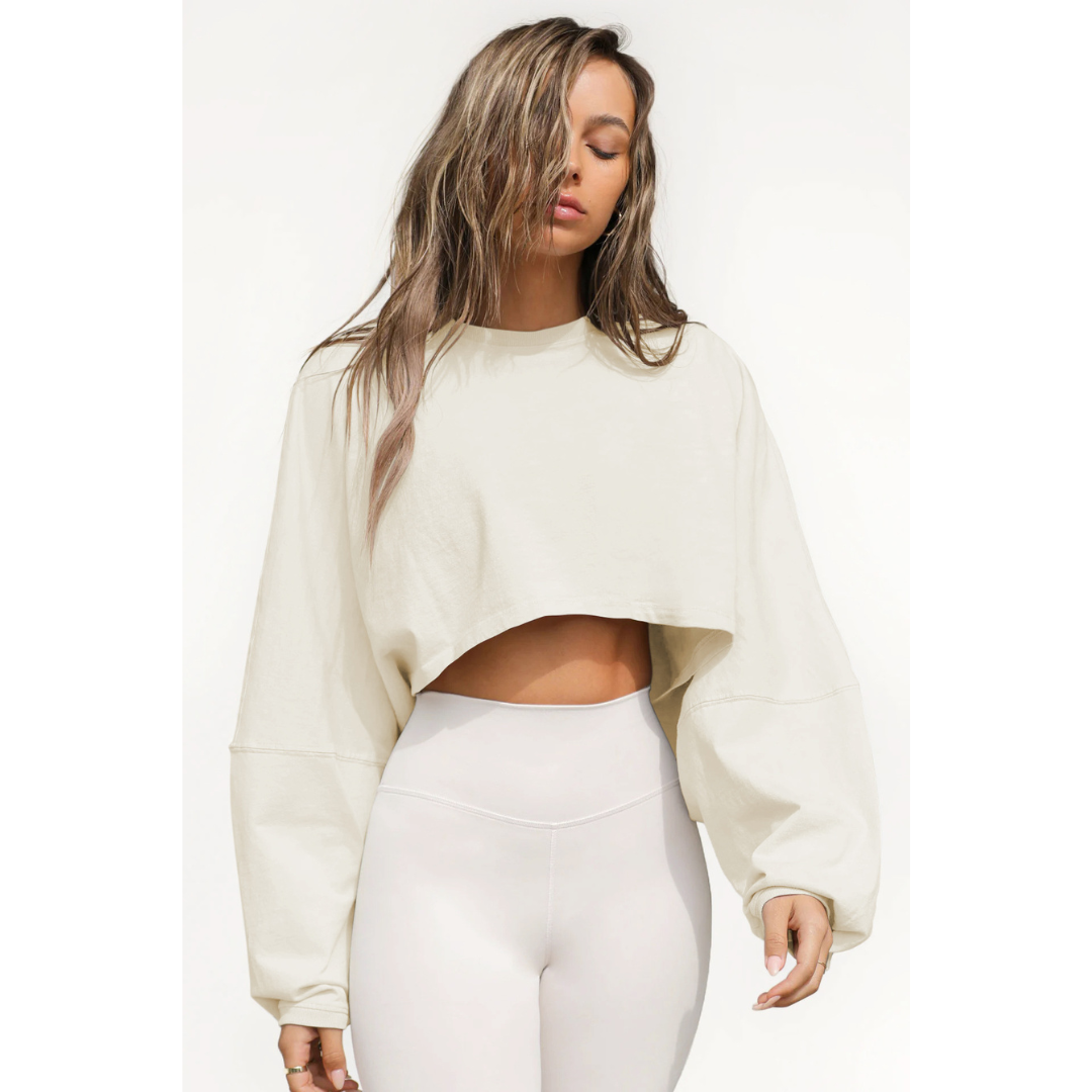 SKYE™ | Sudadera informal corta de mujer