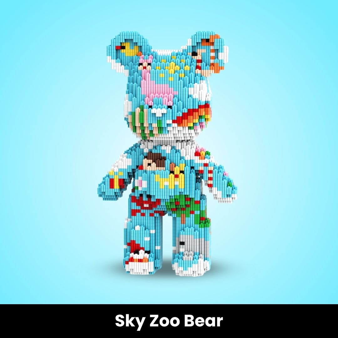 BearBricks™ Construye tu propio Mini Oso (más de 3000 bloques)