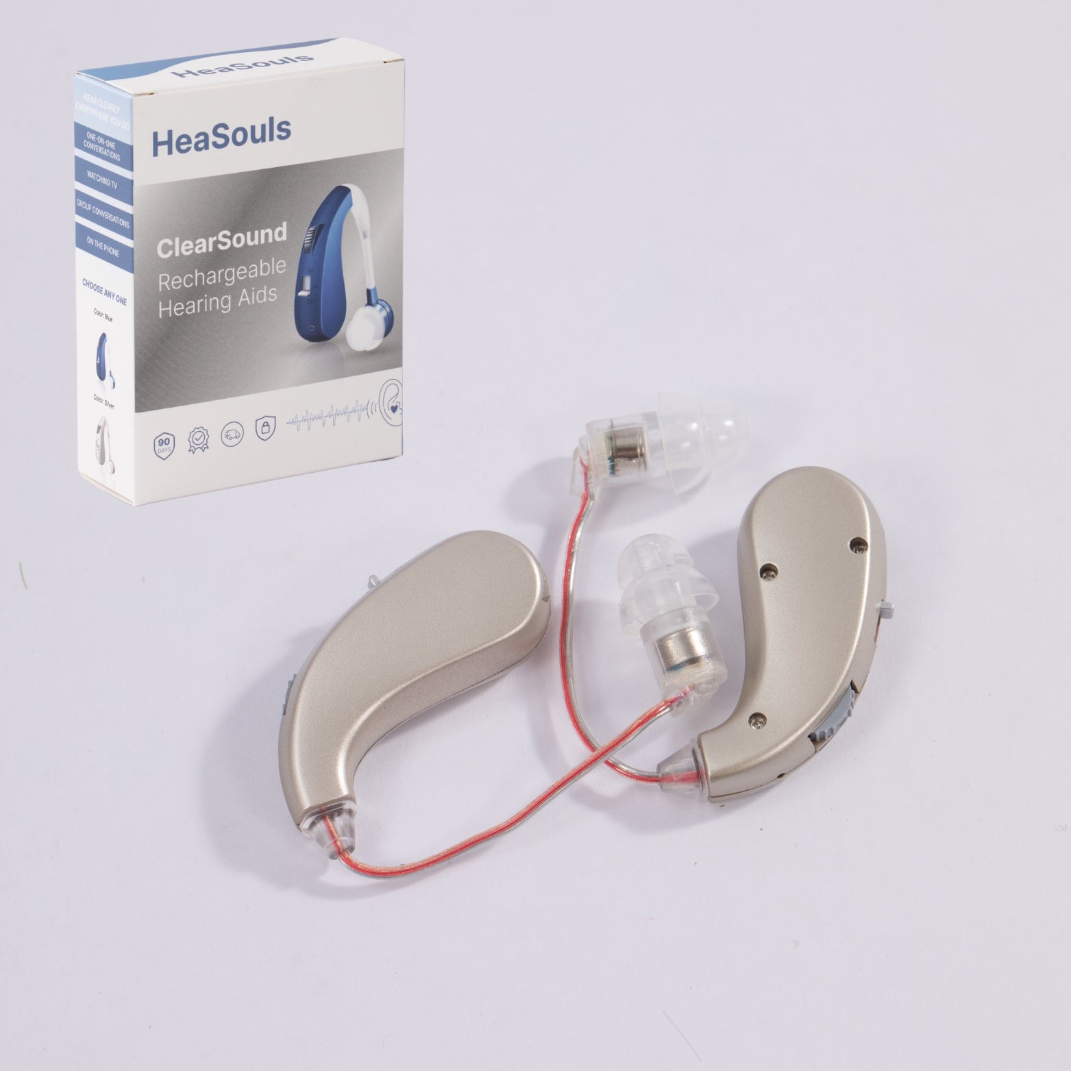 Audífonos recargables BTE ClearSound HeaSouls™️ (par de 2)