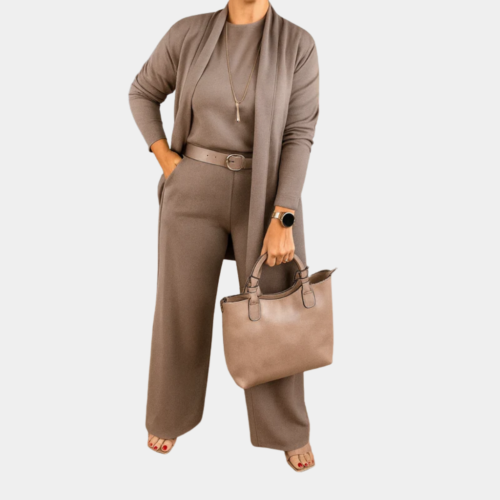 Sofía | Elegante y versátil conjunto de tres piezas para mujer