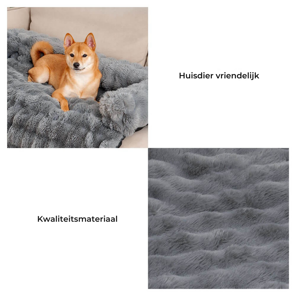 Cama Relajante para Perros – Protege el Sofá y Ofrece Máximo Confort
