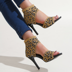 Savannah – Sandalias de tacón con tejido elástico