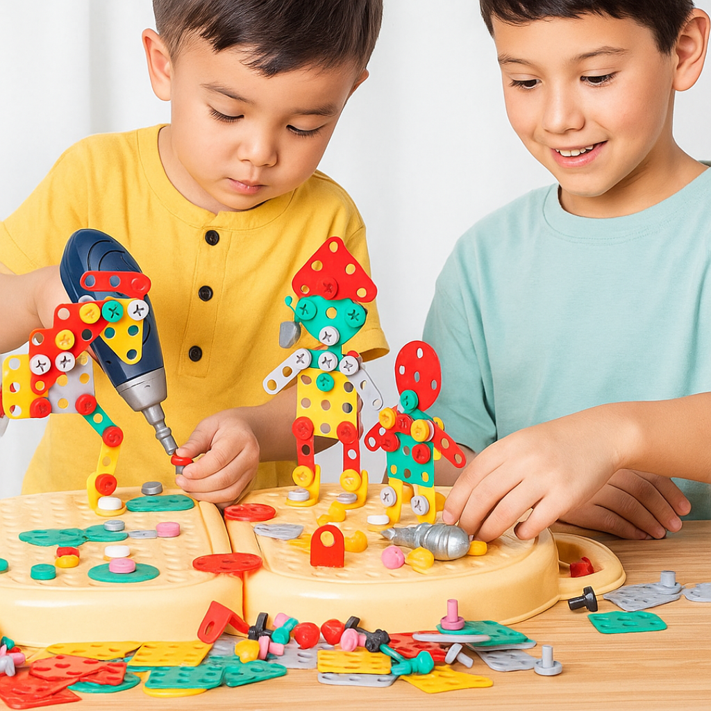 Kleine Bouwers – Kit de construcción resistente para niños