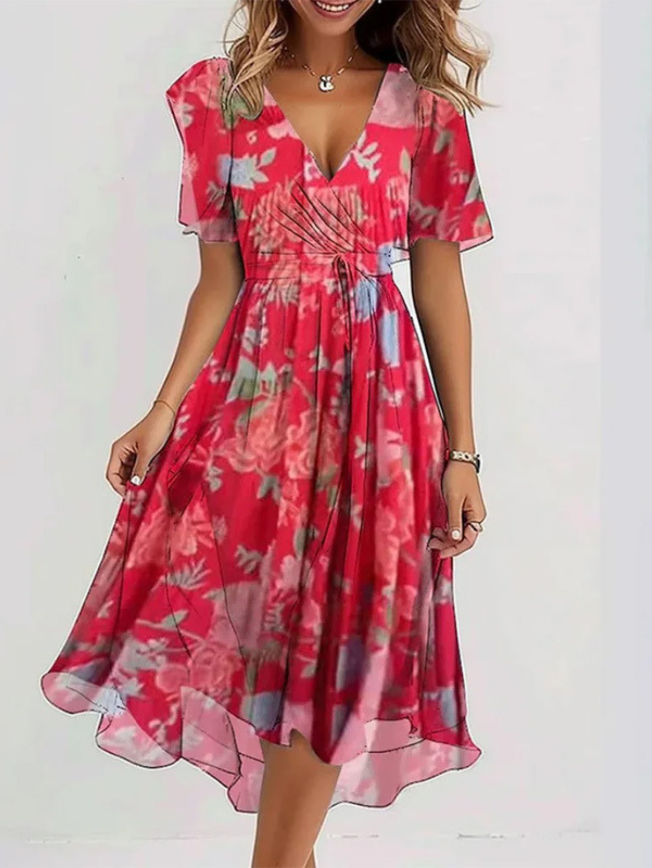 Matilda™ | Vestido de Verano con Cubre Barriga