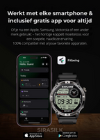 🔥 Reloj inteligente SteelGrid | Pantalla AMOLED siempre activa, GPS satelital, Monitor de estrés