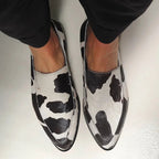 Dakota – Mocasines con estampado de vaca