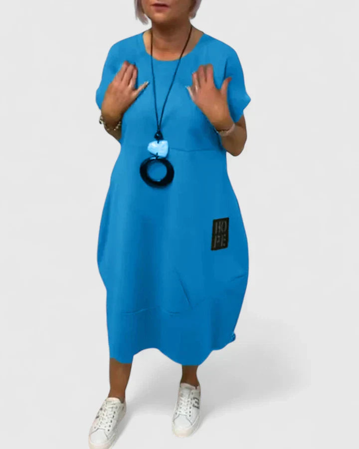Thalyssiah | Cómodo vestido midi