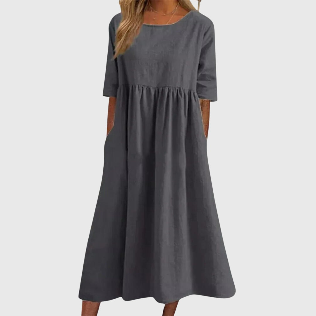 Haisley™ | Vestido elegante de manga corta