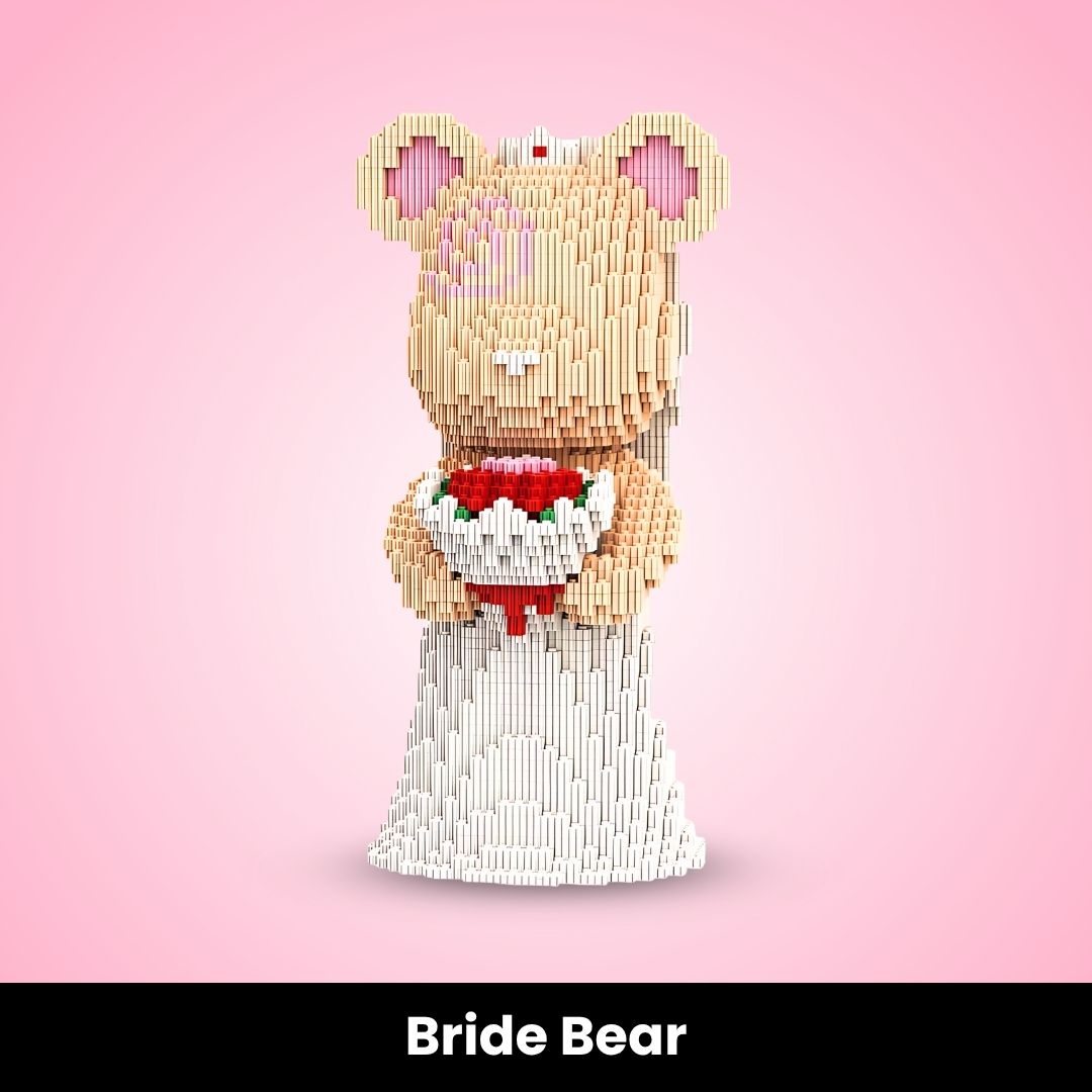 BearBricks™ Construye tu propio Mini Oso (más de 3000 bloques)