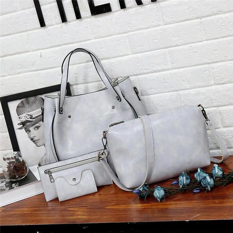 Sutton | Set de 4 piezas de bolso retro elegante para mujer
