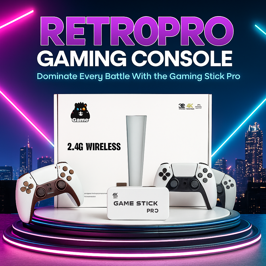 Consola de juegos RetroPro + 2 controles GRATIS
