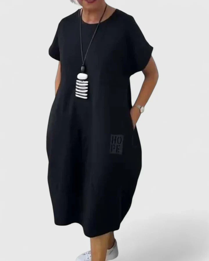 Thalyssiah | Cómodo vestido midi