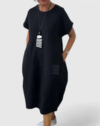 Thalyssiah | Cómodo vestido midi