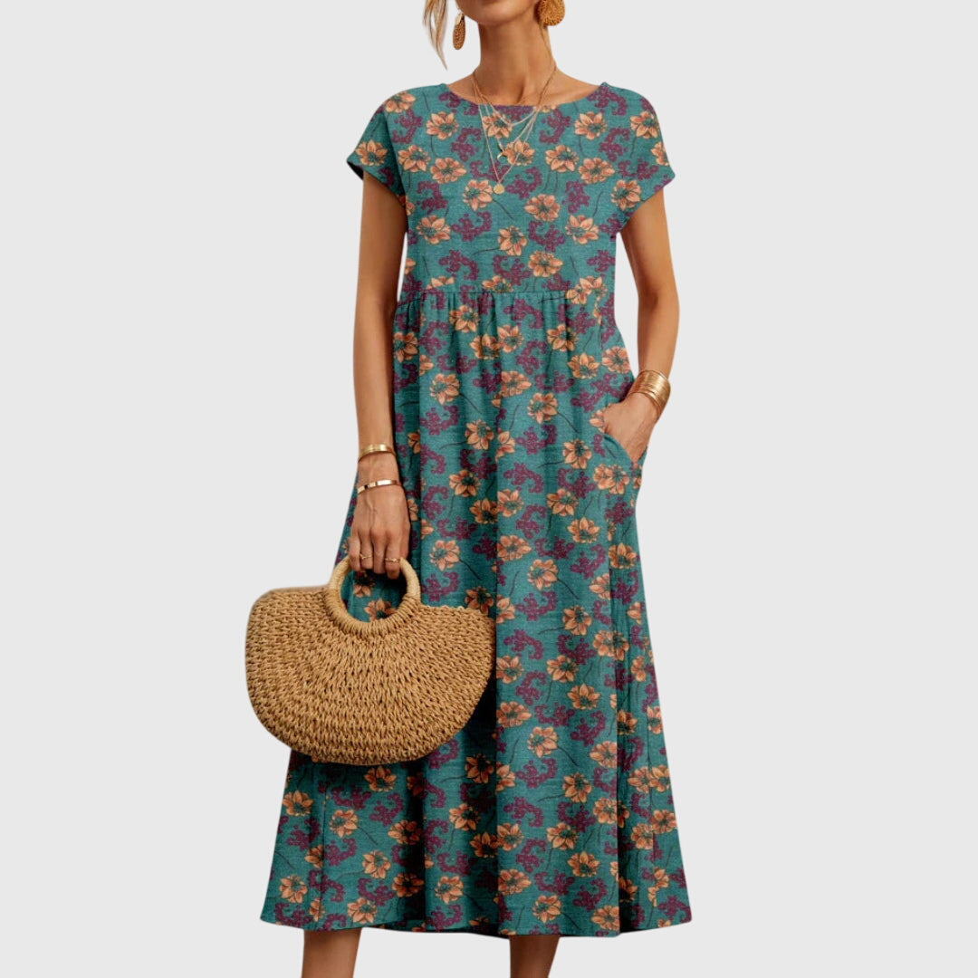 Valencia™ | Vestido Floral Elegante