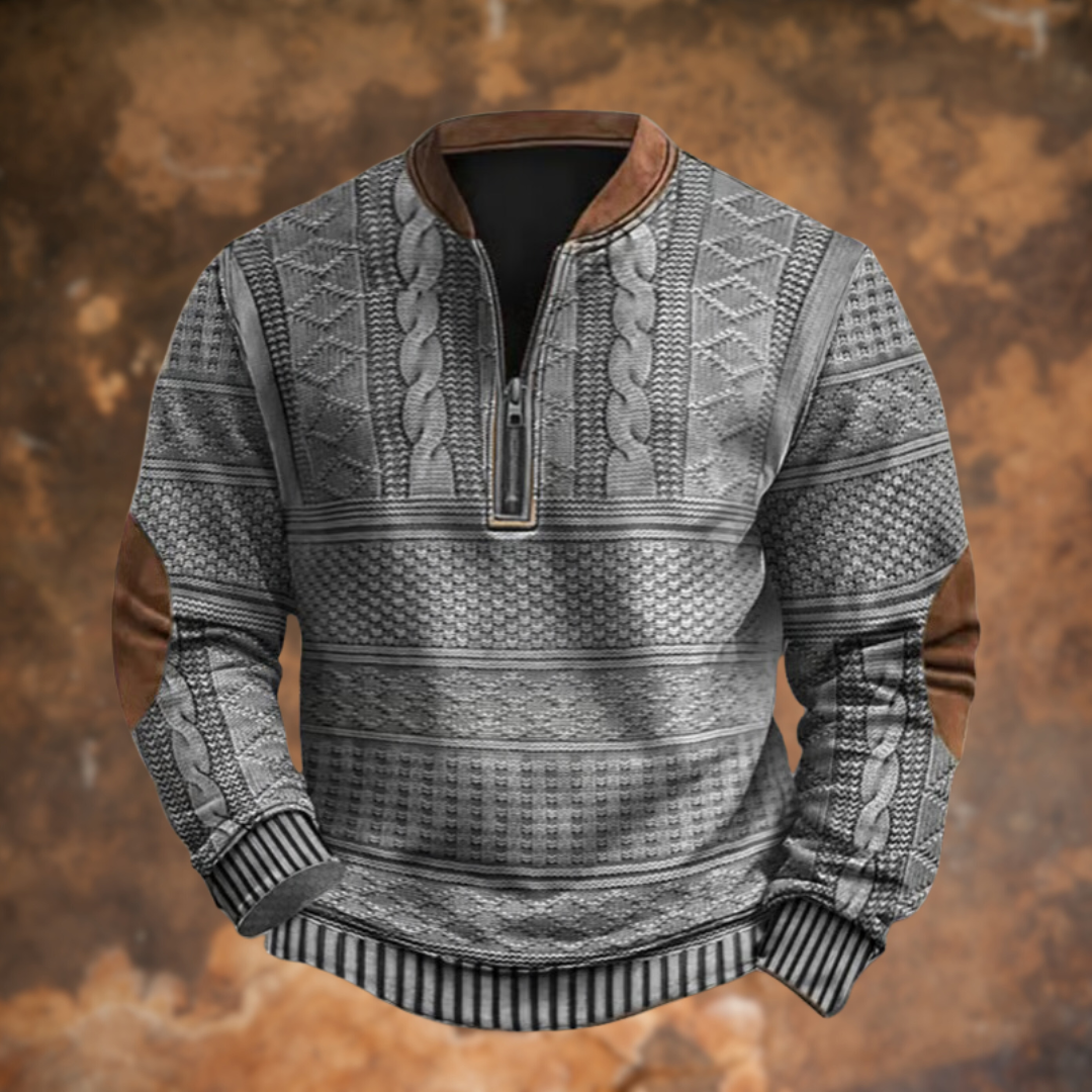 Anton | Jersey de punto con cremallera