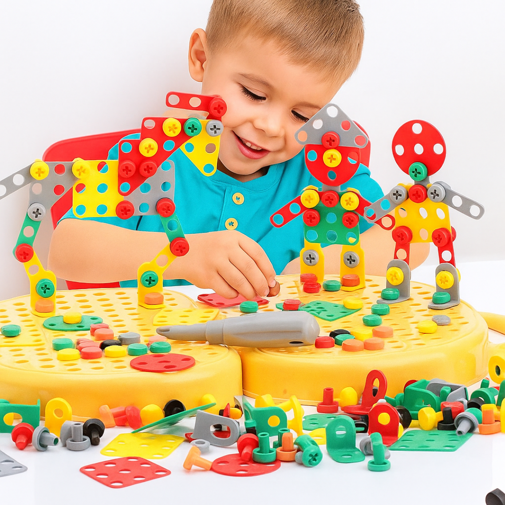Kleine Bouwers – Kit de construcción resistente para niños