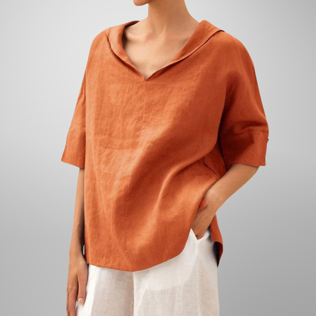 Lucy™ | Blusa de algodón holgada para mujer