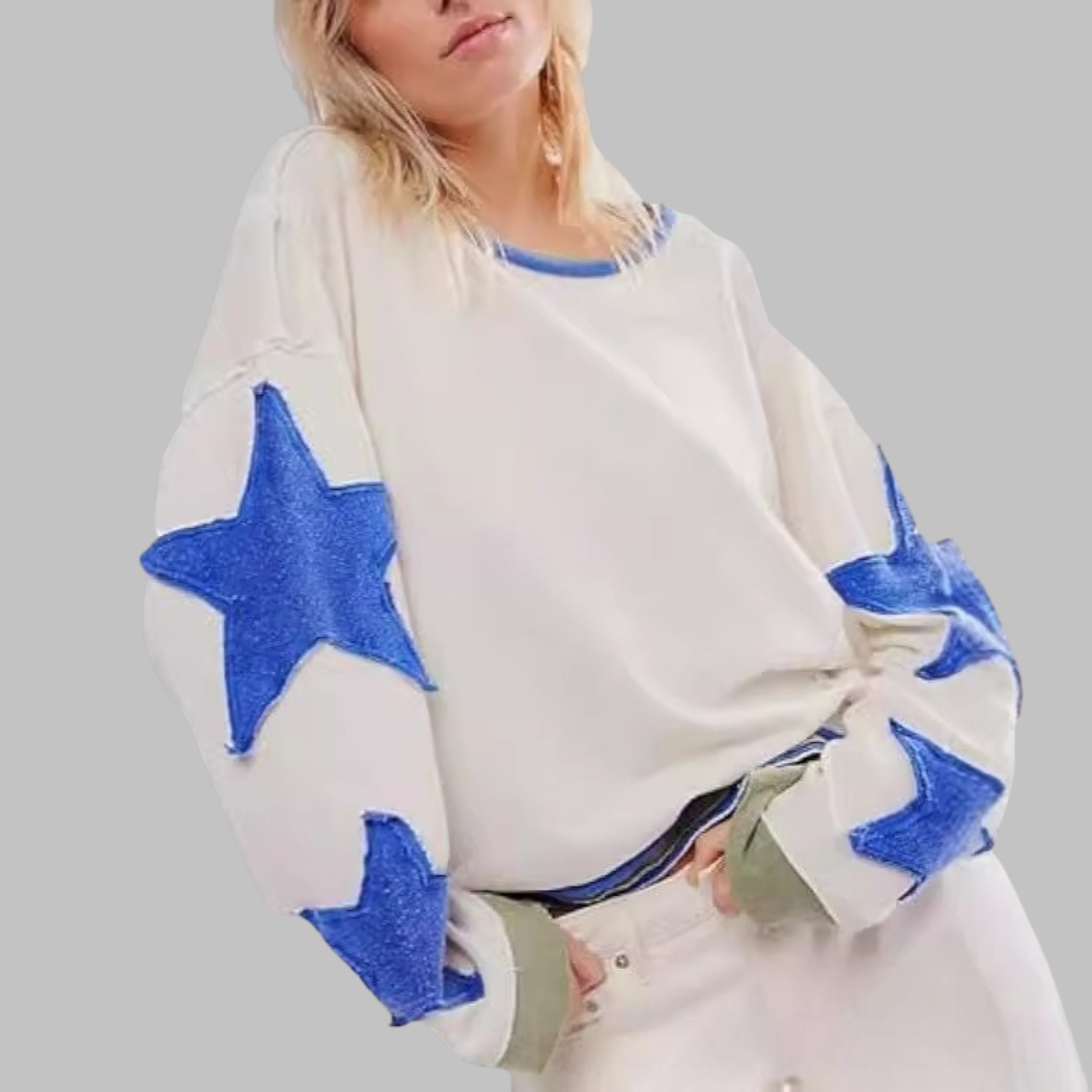 Top Petit Casual de Manga Larga Holgado Estilo Urbano para Verano | Top Ligero de Verano