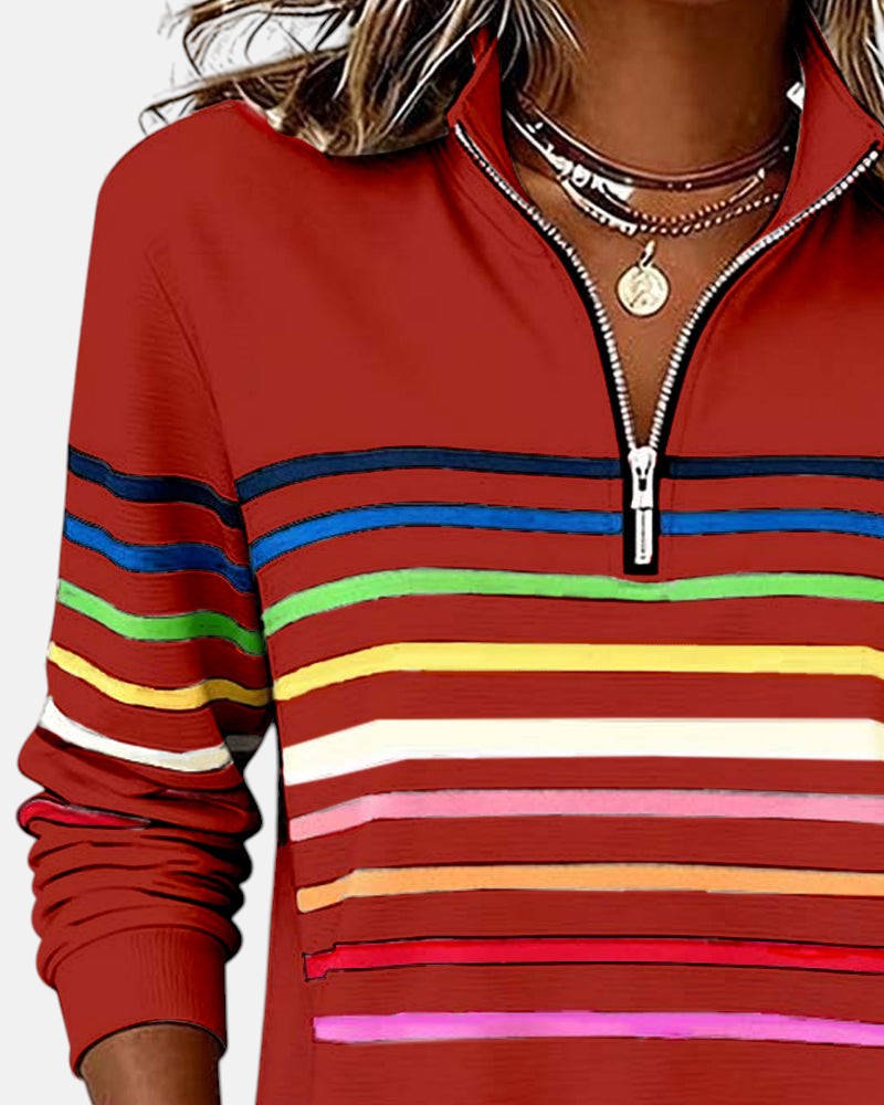 Wren | Sudadera clásica de algodón con cremallera para la comodidad de cada día