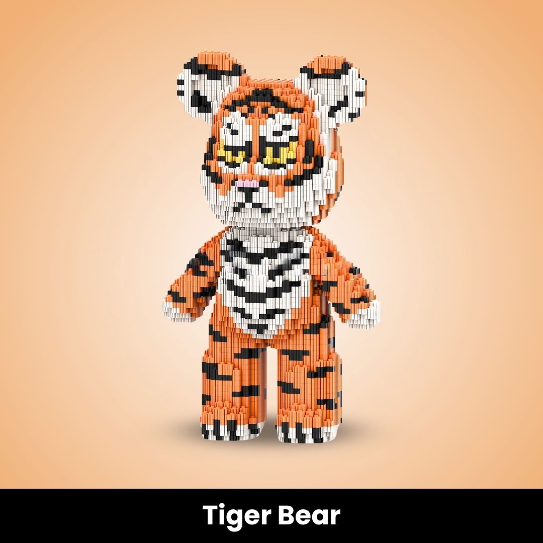BearBricks™ Construye tu propio Mini Oso (más de 3000 bloques)