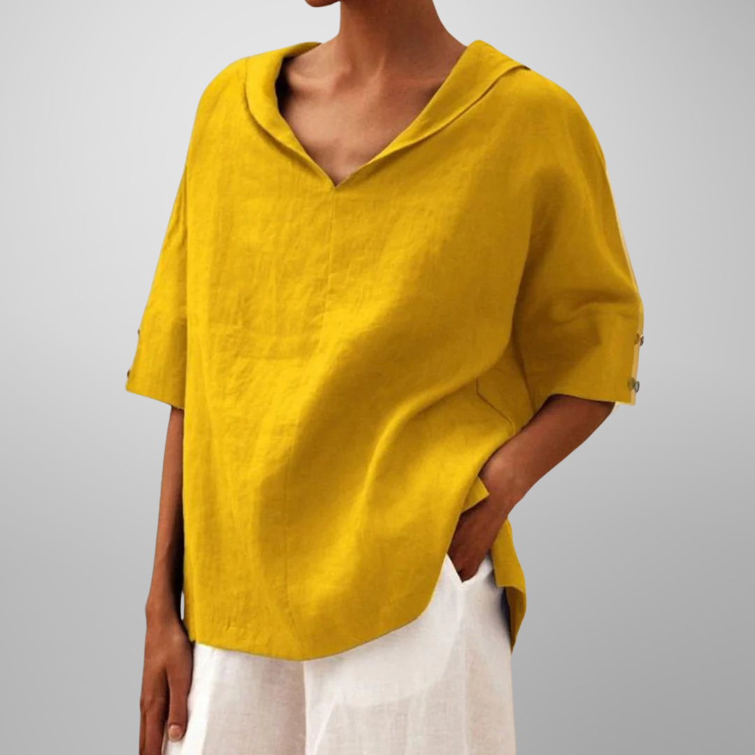 Lucy™ | Blusa de algodón holgada para mujer