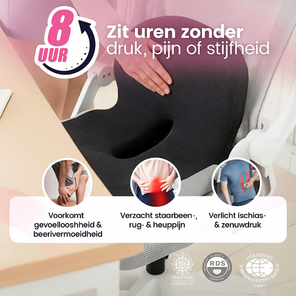 OrthoEase™ Ergonomisch Zitkussen