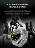 🔥 Reloj inteligente SteelGrid | Pantalla AMOLED siempre activa, GPS satelital, Monitor de estrés