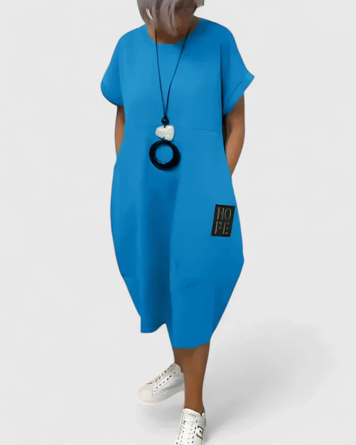 Thalyssiah | Cómodo vestido midi