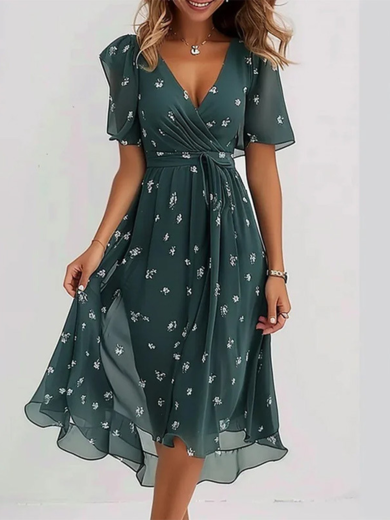 Matilda™ | Vestido de Verano con Cubre Barriga