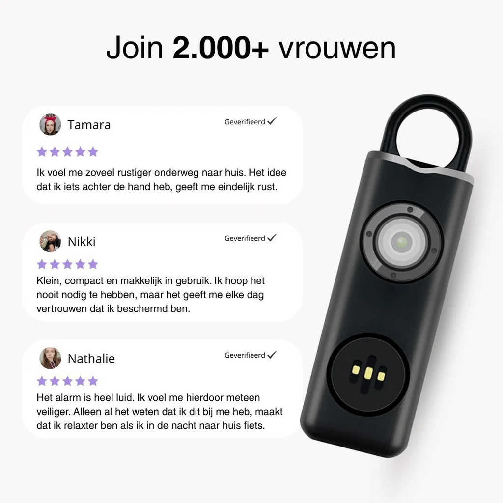 Loudcloud - Alarma de seguridad personal (130 dB)