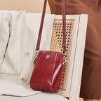 Viena | Bolso de mano mini compacto de color liso