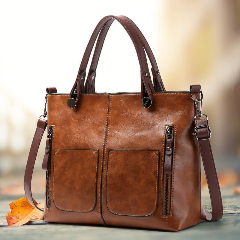 Winslet | Bolso cruzado retro icónico de cuero sintético