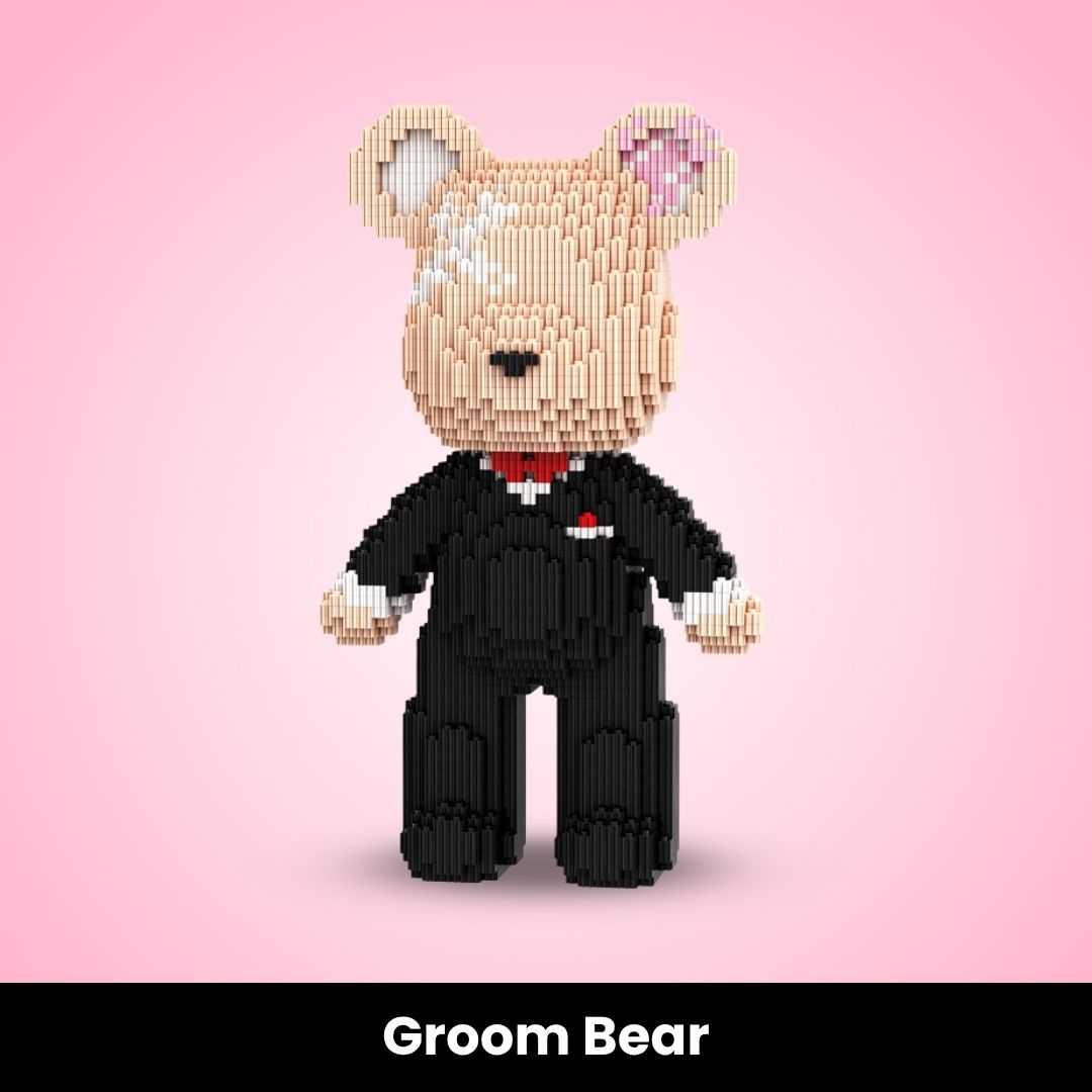 BearBricks™ Construye tu propio Mini Oso (más de 3000 bloques)