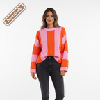Pauline | Jersey de punto con rayas de colores