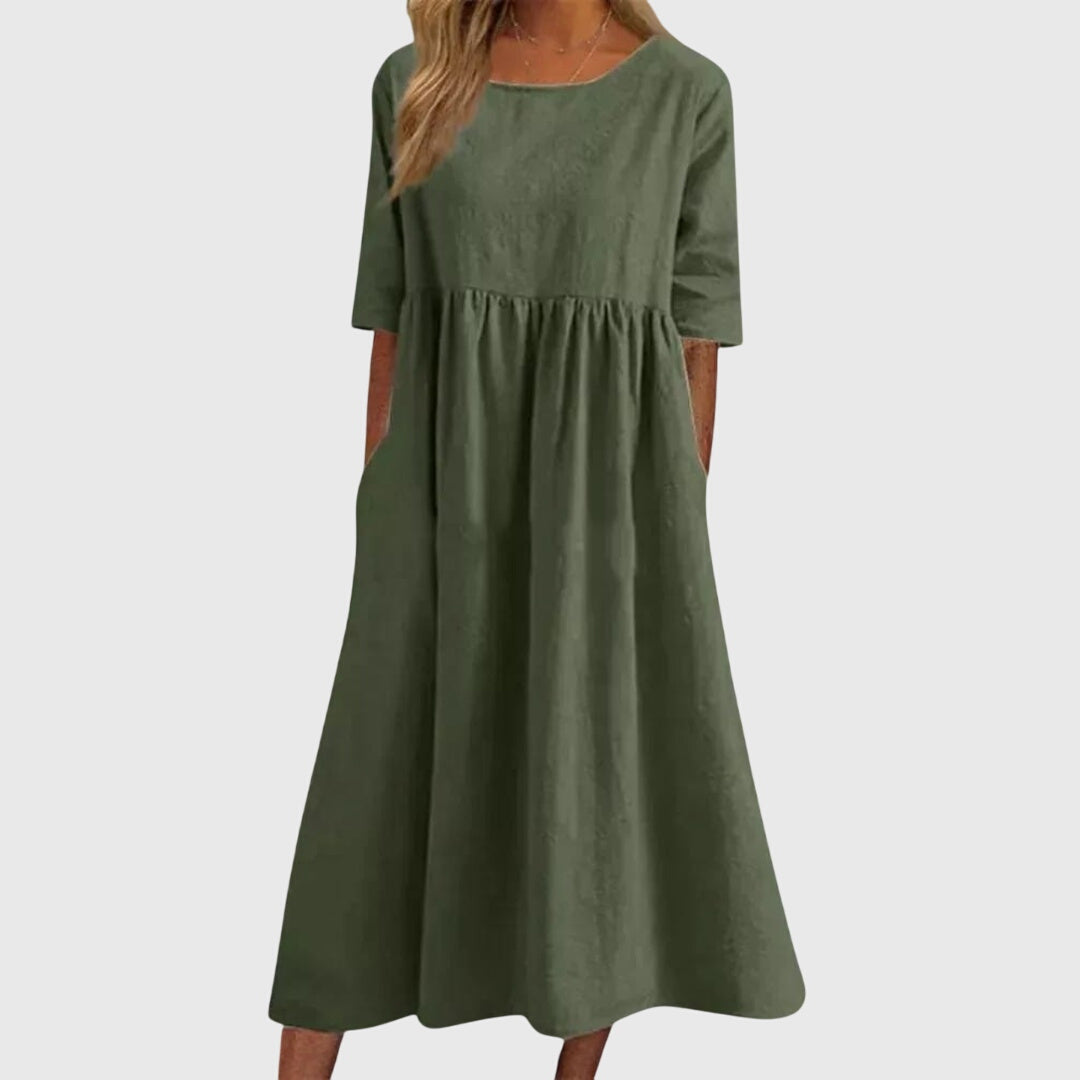 Haisley™ | Vestido elegante de manga corta