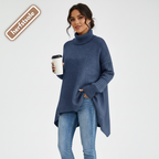 Liv | Jersey de cuello alto largo y elegante