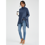 Liv | Jersey de cuello alto largo y elegante