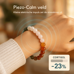 Pulsera LunaBloom™ | Piedra Lunar y Cuarzo Rosa Piezo-Calm - LunaBloom