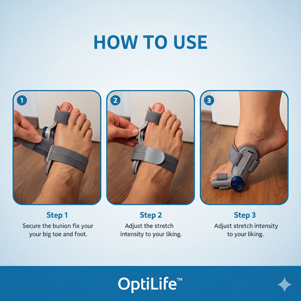OptiLife Corrector de Hallux Valgus