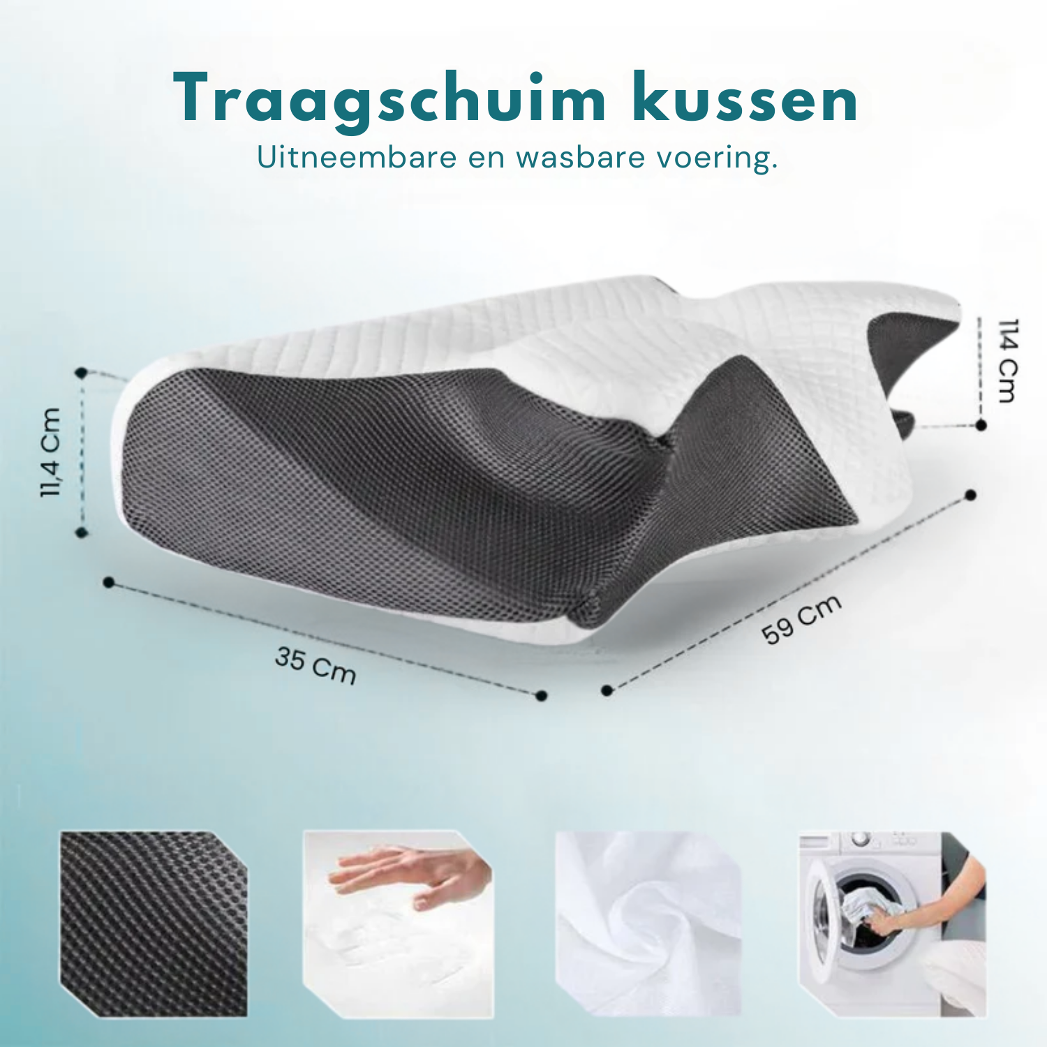 Sirasilk | Orthopedisch hoofdkussen